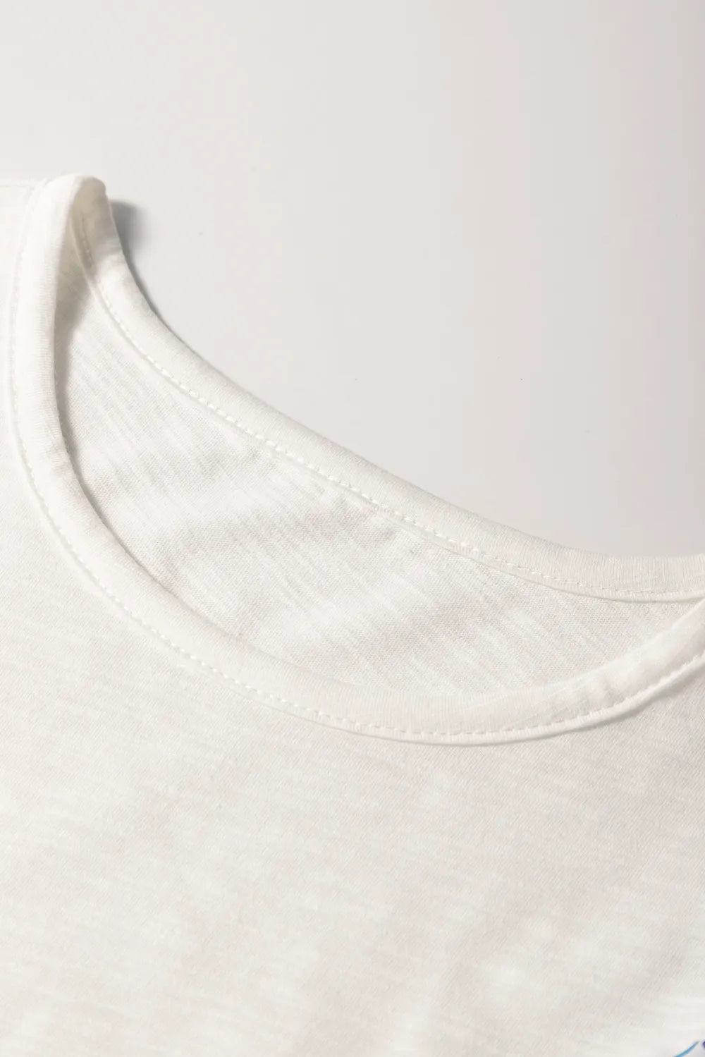 Round Neck Printed Ruffled Cap Sleeve Blouse - Velora Luxury Fashion