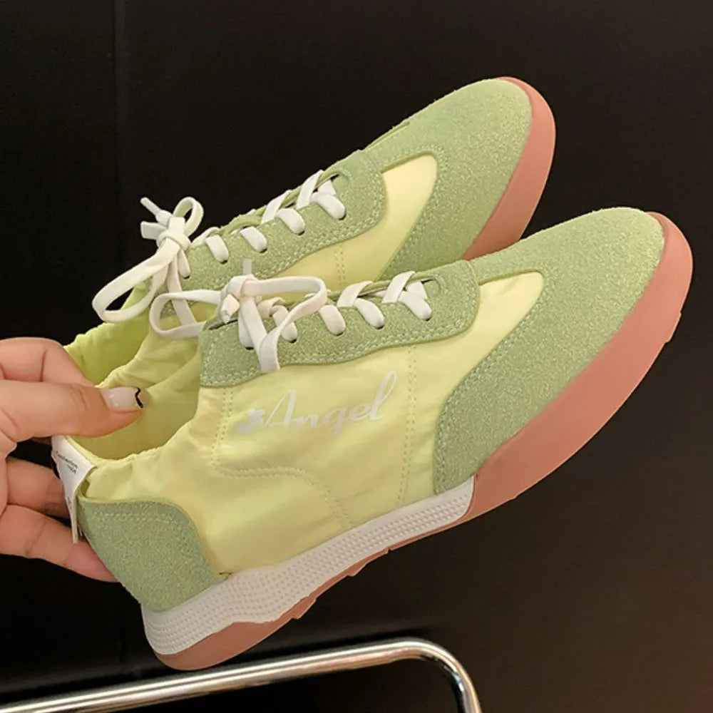 Round Toe Flats Sneakers - Velora Luxury Fashion