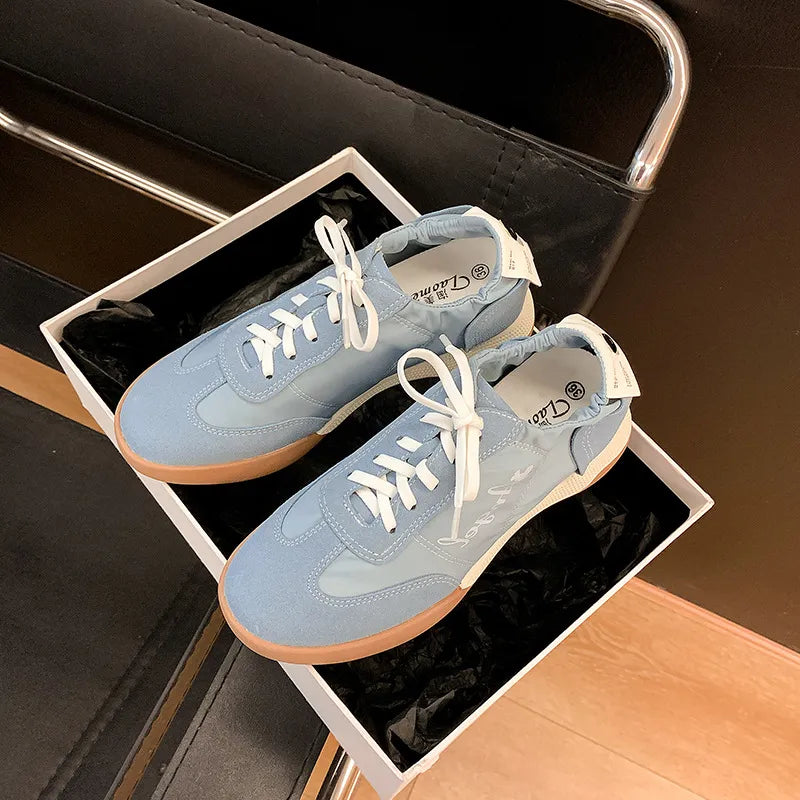 Round Toe Flats Sneakers - Velora Luxury Fashion