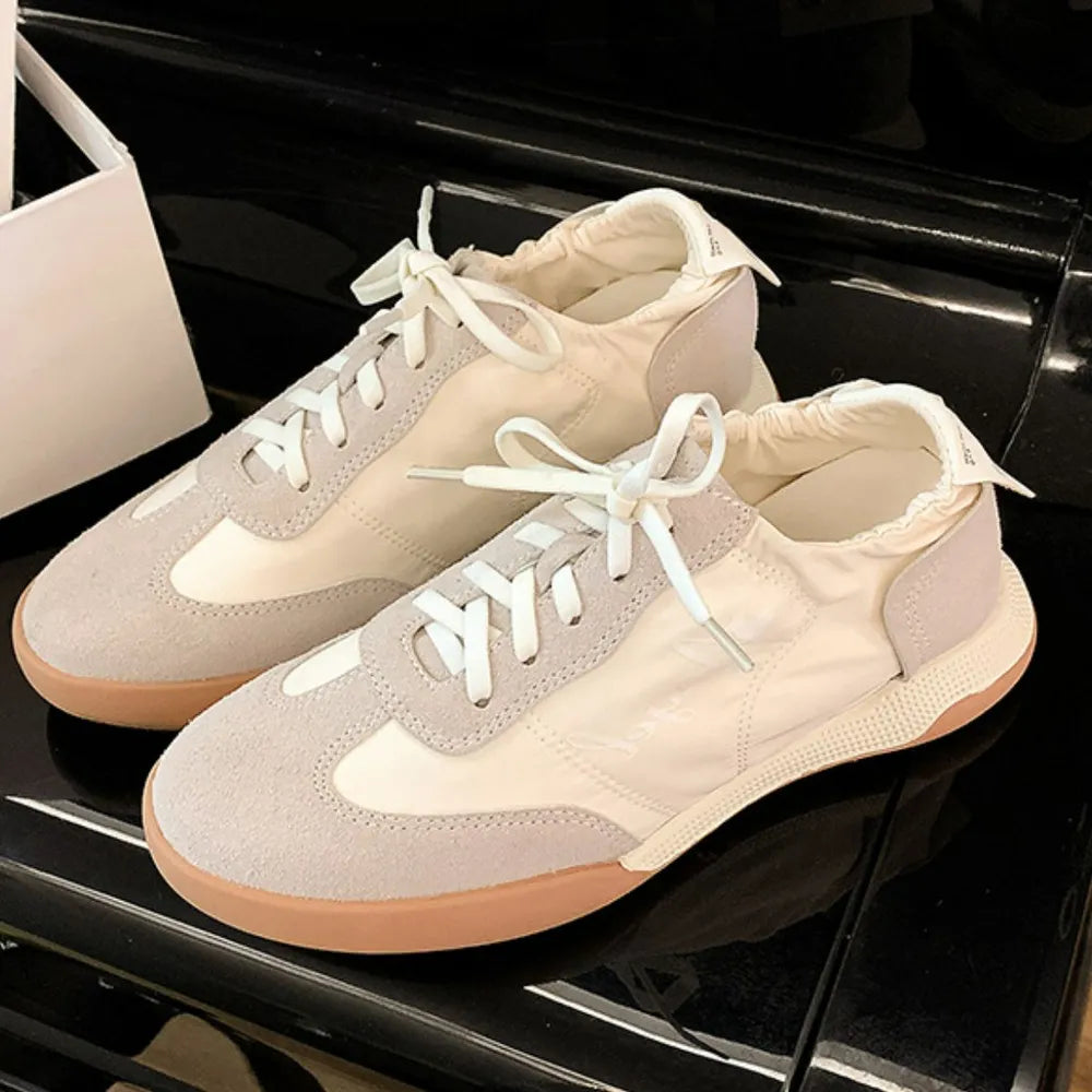 Round Toe Flats Sneakers - Velora Luxury Fashion