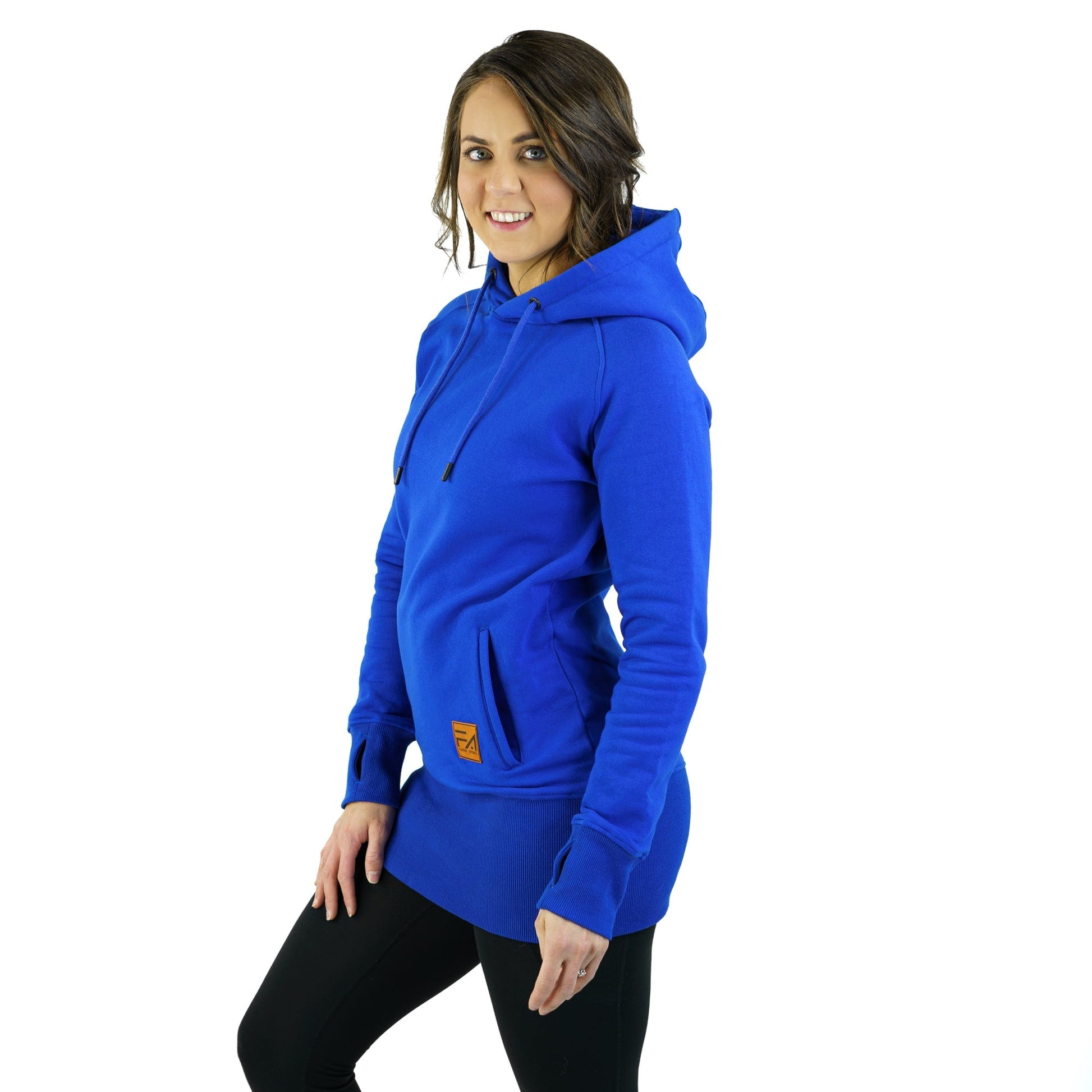 Kora Long Hoodie Royal - Velora