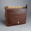Rugged Earth Full Grain Leather East-West Organizer Bag - Velora Luxury Fashion