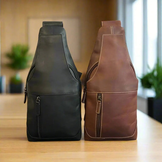 Rugged Earth Full Grain Sling Bag Backpack Boutique of Leathers/Open Road