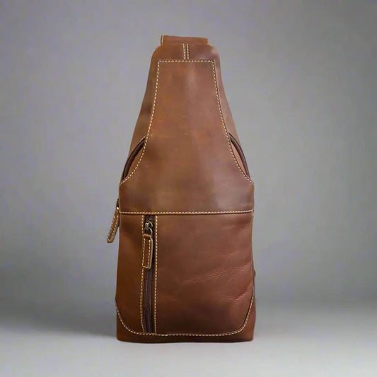 Rugged Earth Full Grain Sling Bag Backpack Boutique of Leathers/Open Road