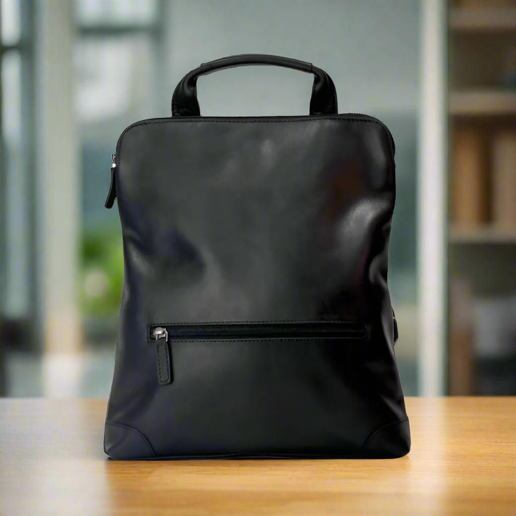 Rugged Earth Leather Backpack - Velora Luxury Fashion