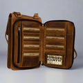 Rugged Earth Leather Organizer - Velora Luxury Fashion