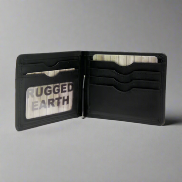 Rugged Earth Men's Leather Money Clip Wallet - Velora Luxury Fashion