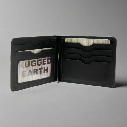 Rugged Earth Men's Leather Money Clip Wallet Boutique of Leathers/Open Road