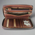 Rugged Earth Unisex Full Grain Leather Zippered Wallet - Velora Luxury Fashion