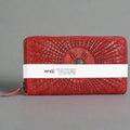 Rugged Earth Women's Wallet Zip Around Whip Stitch - Velora Luxury Fashion