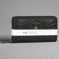 Rugged Earth Women's Wallet Zip Around Whip Stitch - Velora Luxury Fashion