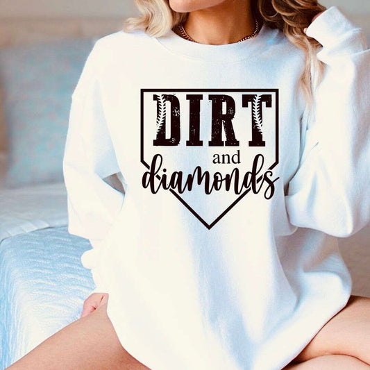RusticGirls.Trilogy Dirt and Diamonds Sweatshirt - Velora Luxury Fashion