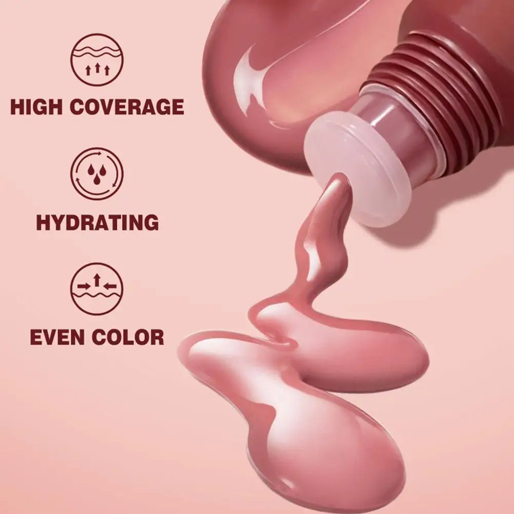 12G Colored Lip Gloss Liquid Hydrating And Moisturizing, Light And Shiny Lip Balm, Water Gloss Lip Glaze Moisturizing Lip Milk Velora