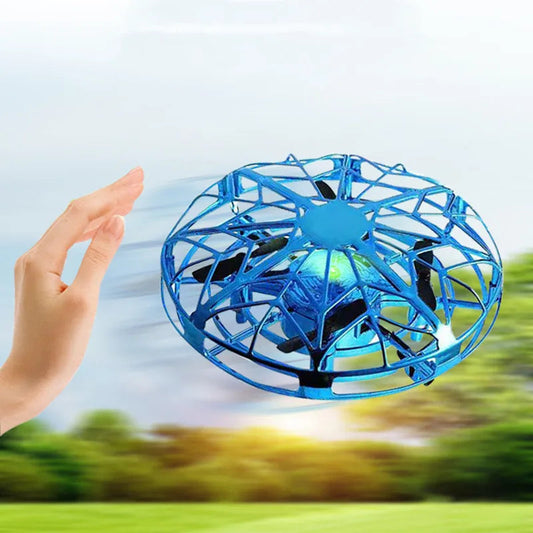 Rc Quadcopter Flying Helicopter Magic Hand UFO Ball Aircraft Sensing Mini Induction Drone Kids Electric Electronic Toy Velora