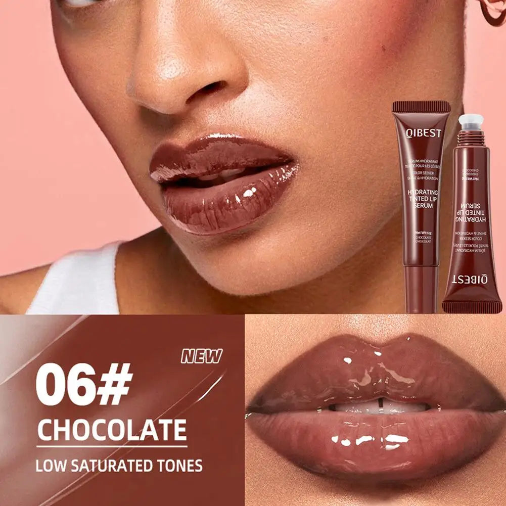 12G Colored Lip Gloss Liquid Hydrating And Moisturizing, Light And Shiny Lip Balm, Water Gloss Lip Glaze Moisturizing Lip Milk Velora