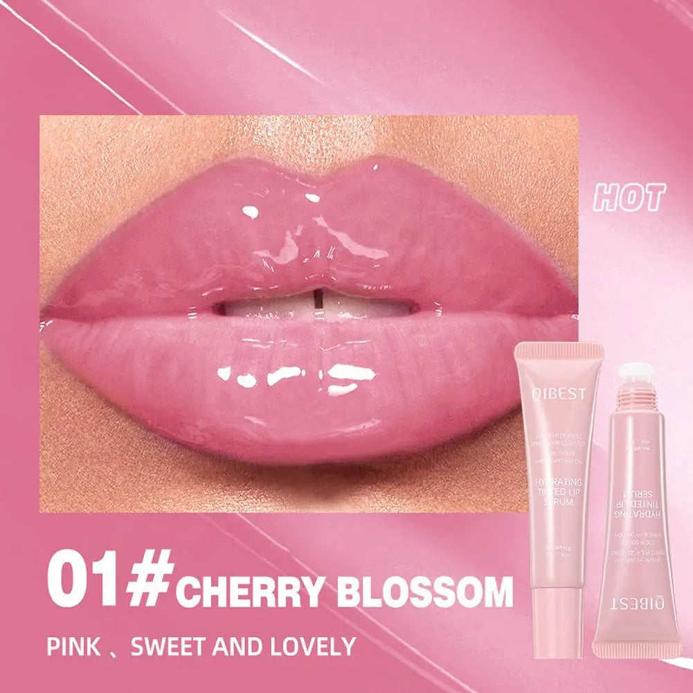 12G Colored Lip Gloss Liquid Hydrating And Moisturizing, Light And Shiny Lip Balm, Water Gloss Lip Glaze Moisturizing Lip Milk Velora