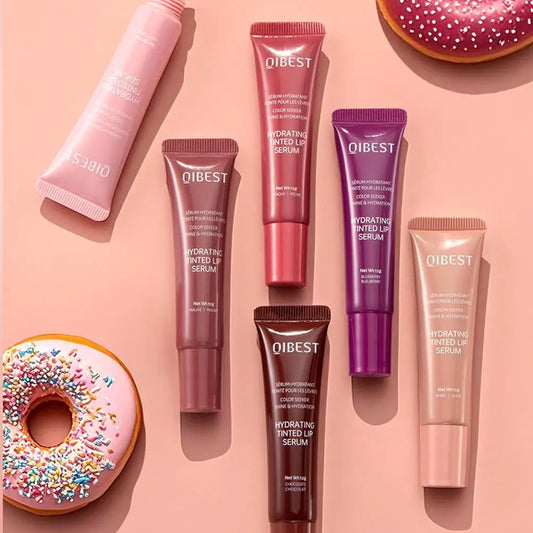 12G Colored Lip Gloss Liquid Hydrating And Moisturizing, Light And Shiny Lip Balm, Water Gloss Lip Glaze Moisturizing Lip Milk Velora