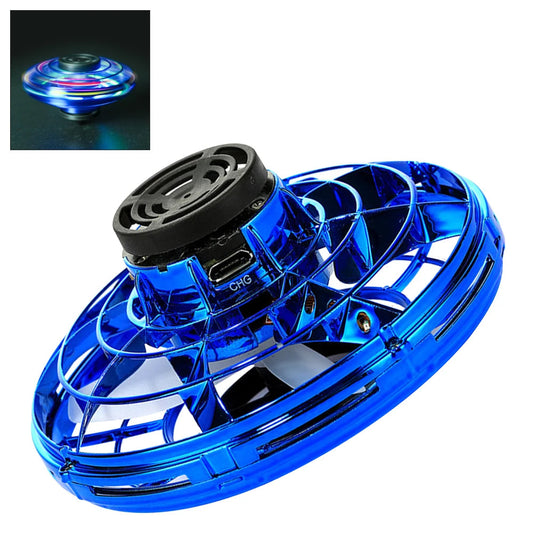 Helicopter Spinner Toy 360° Rotating Flying Fingertip Spinners 100mAh with LED Lights for Adult Kids Decompression Toy Velora