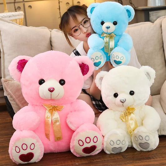 High Quality Toy Cute Cartoon Big Teddy Bear Plush Toys 35/50/65cm Stuffed Plush Animals Bear Doll Birthday Gift For Children - Velora