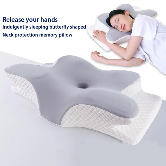 Memory Foam Pillow, Slow Rebound Neck Pillow, Pain Relief, Sleep Pillow Velora