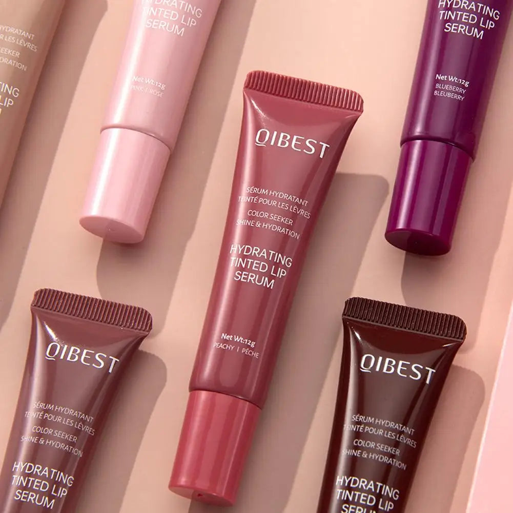 12G Colored Lip Gloss Liquid Hydrating And Moisturizing, Light And Shiny Lip Balm, Water Gloss Lip Glaze Moisturizing Lip Milk Velora