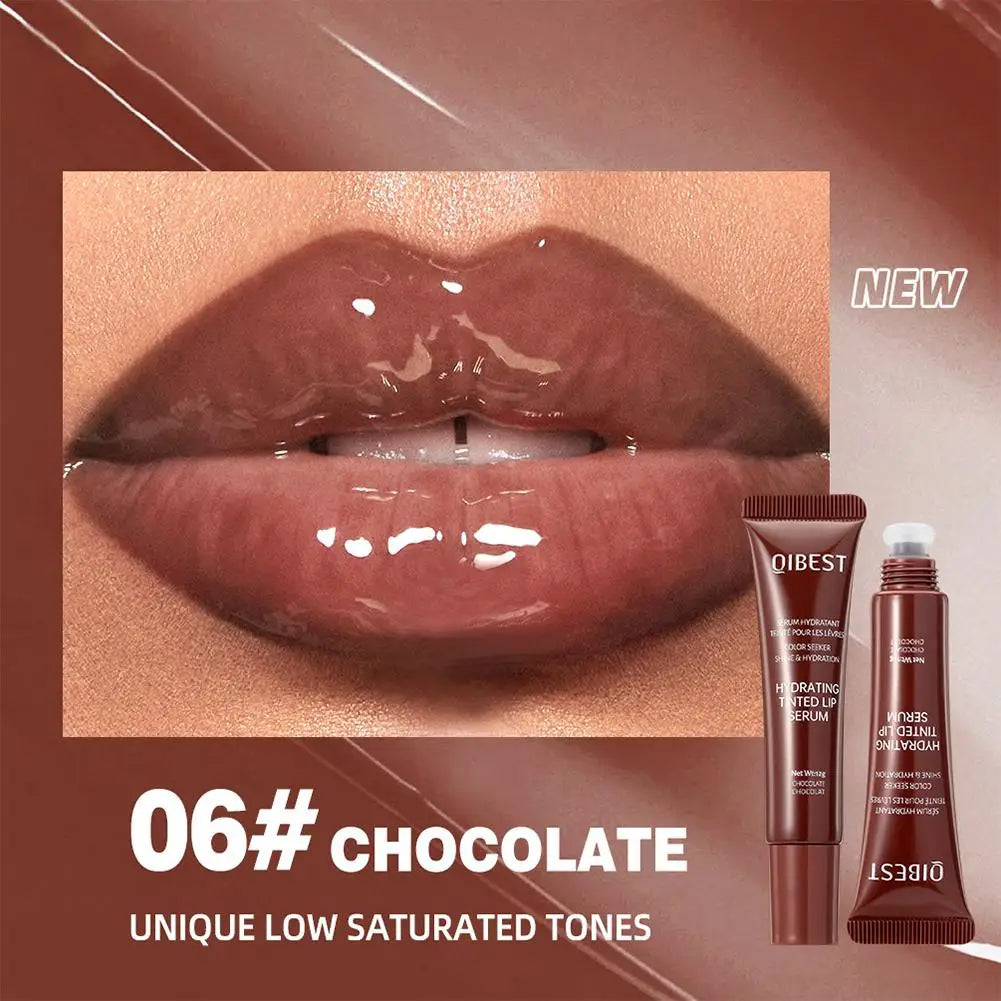 12G Colored Lip Gloss Liquid Hydrating And Moisturizing, Light And Shiny Lip Balm, Water Gloss Lip Glaze Moisturizing Lip Milk Velora