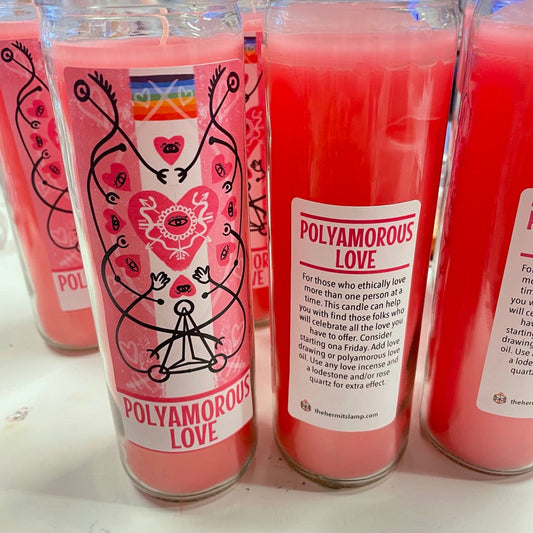 7 Day Candle - Polyamorous Love The Hermit's Lamp
