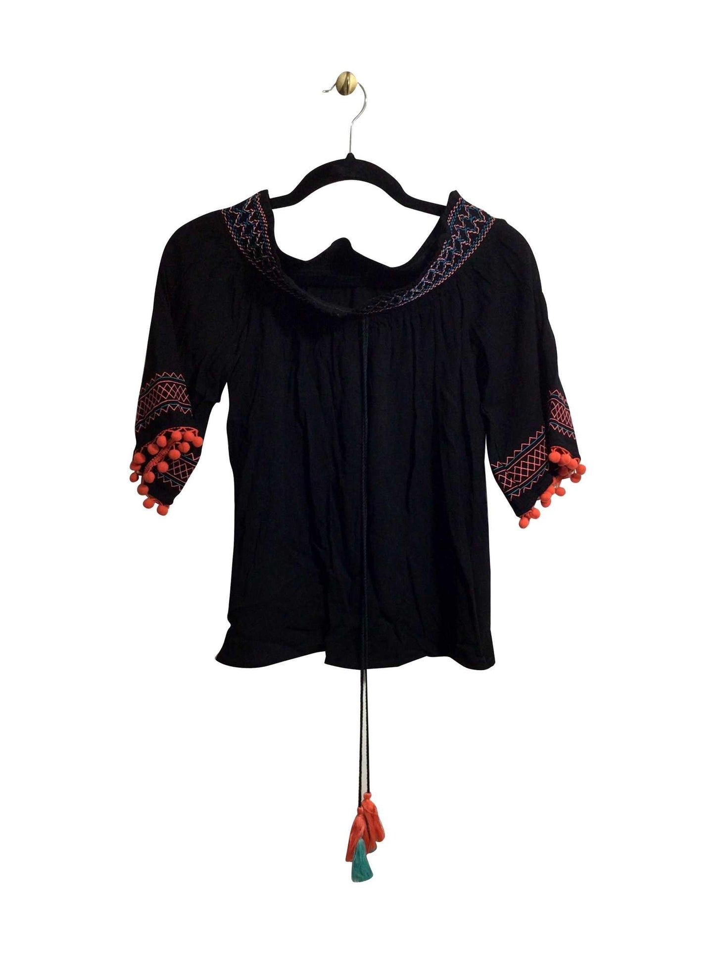 SHEIN Regular fit Blouse in Black - XS - Velora