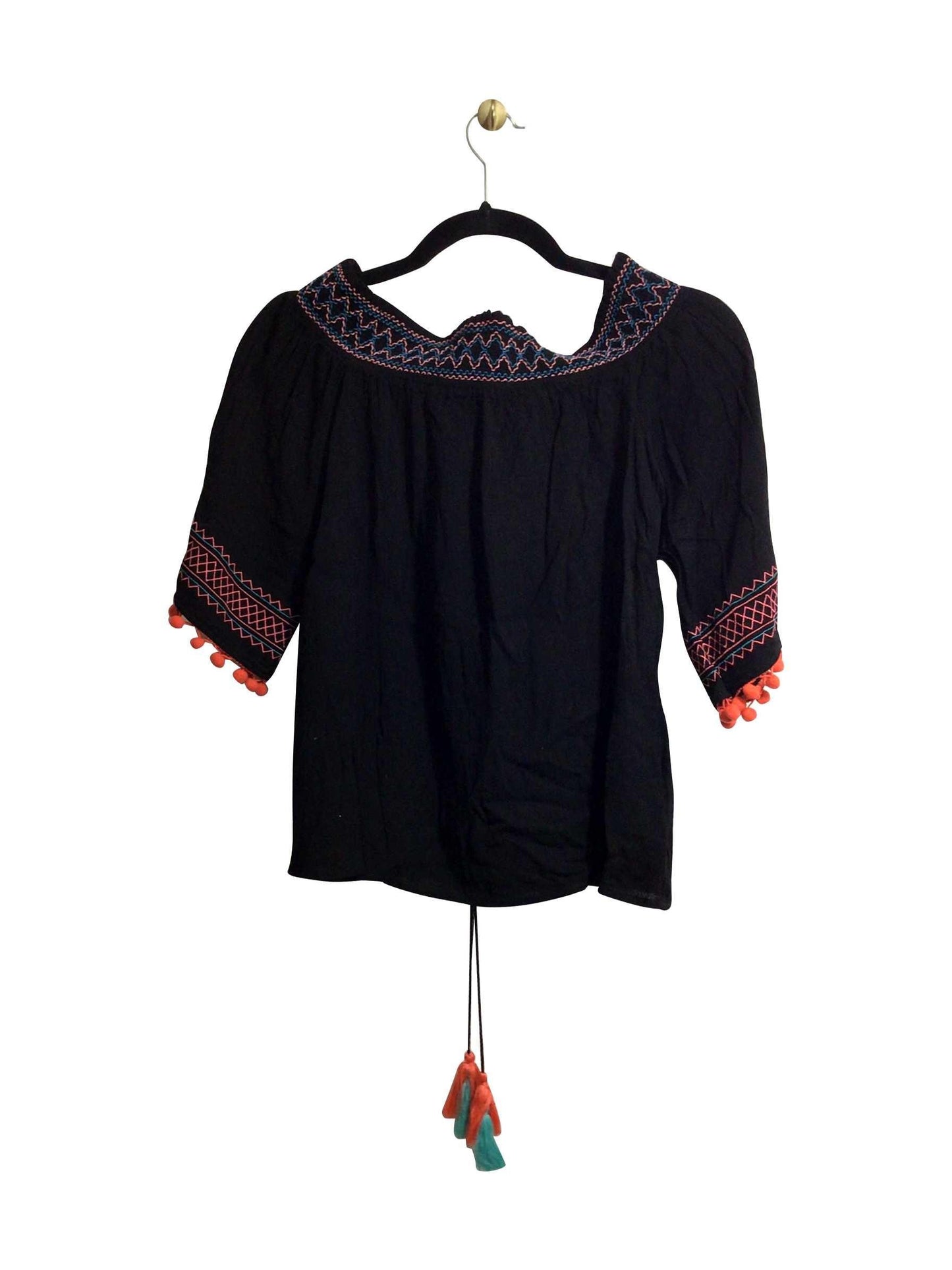 SHEIN Regular fit Blouse in Black - XS - Velora