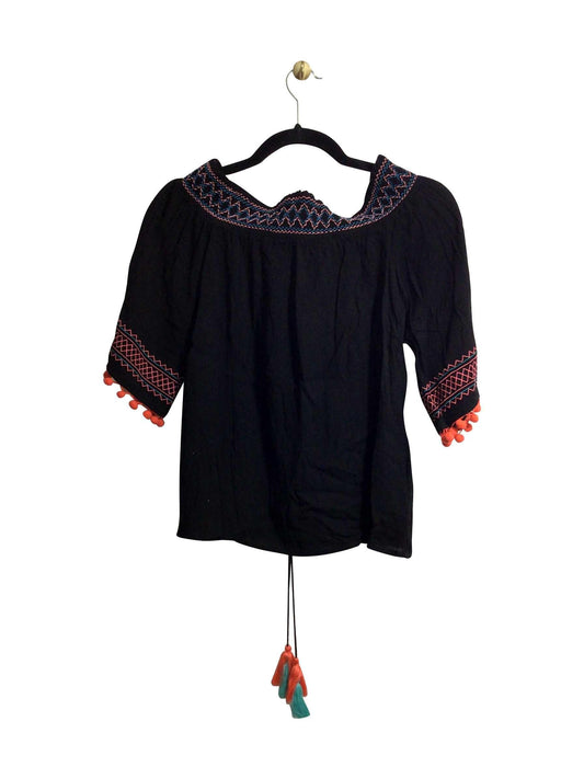 SHEIN Regular fit Blouse in Black - XS - Velora