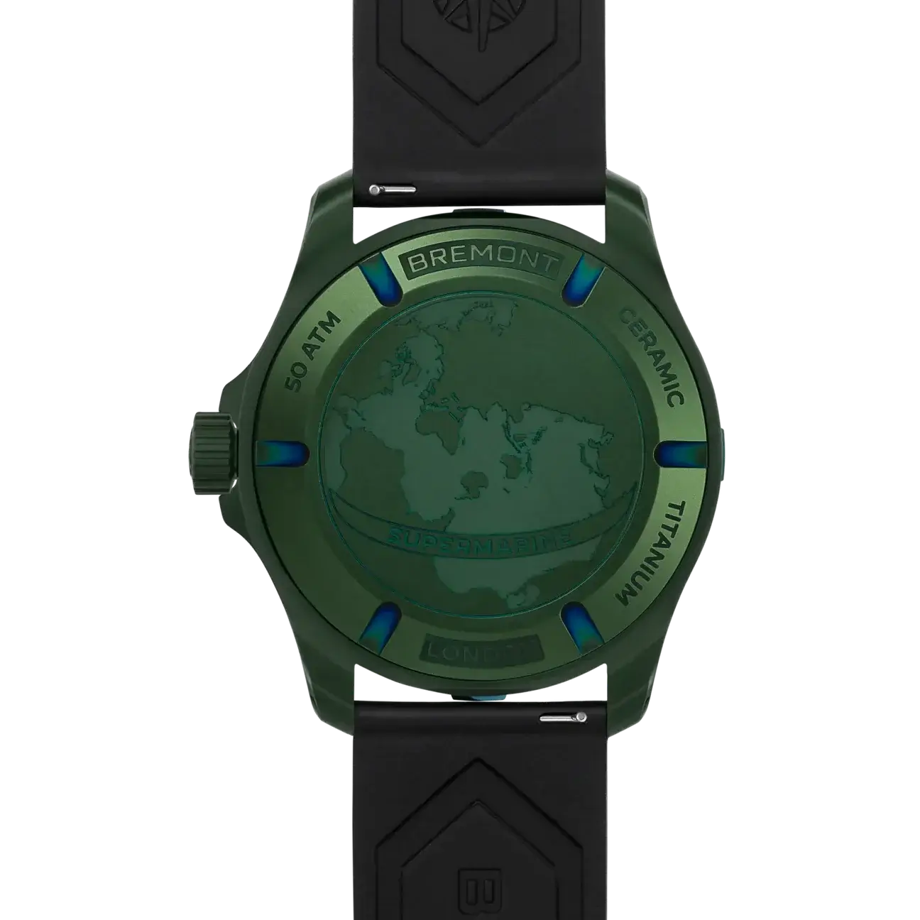 Bremont Supermarine Full Ceramic, Jungle Green SM43-DT-GNCER-GN-R-S - Velora