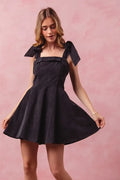 SO ME Fit and Flare Washed Gameday Dress - Velora Luxury Fashion