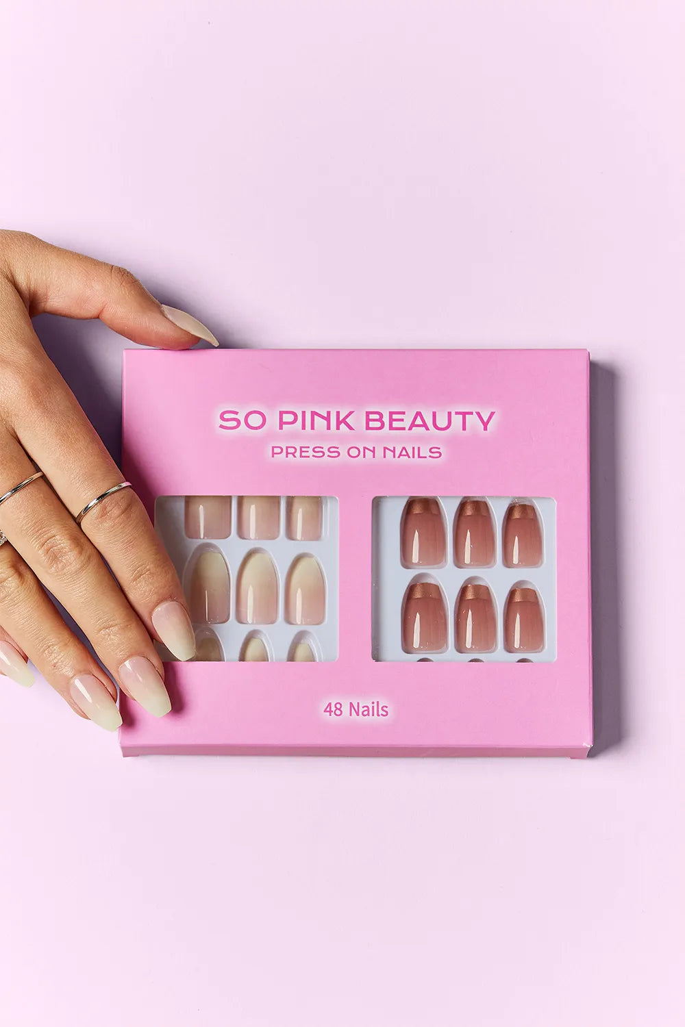 SO PINK BEAUTY Press On Nails 2 Packs - Velora Luxury Fashion