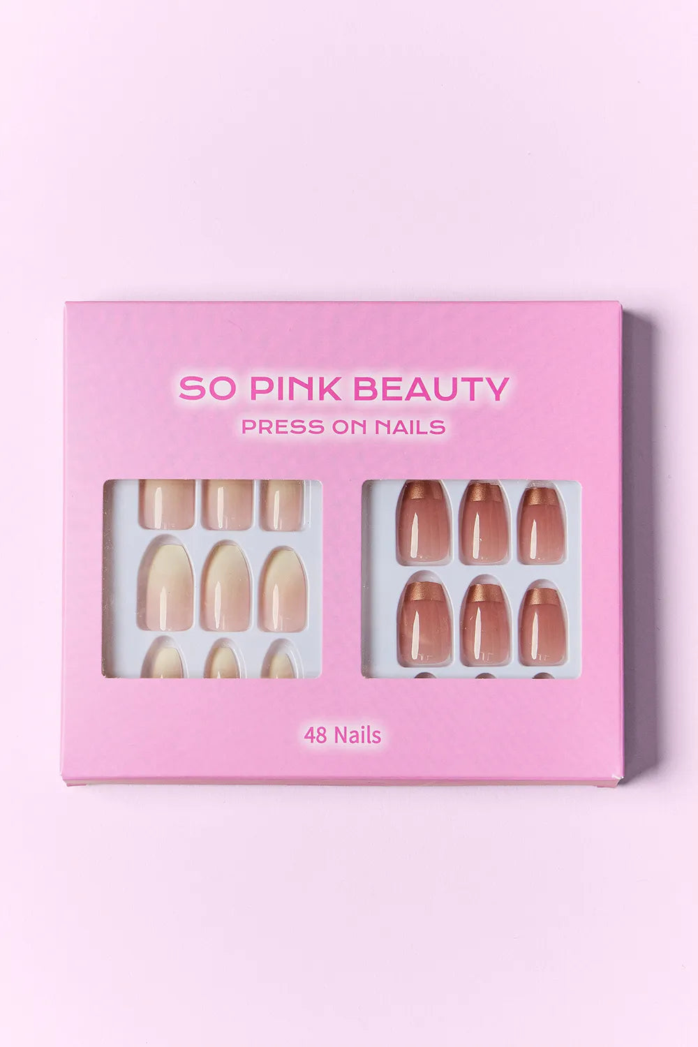 SO PINK BEAUTY Press On Nails 2 Packs - Velora Luxury Fashion