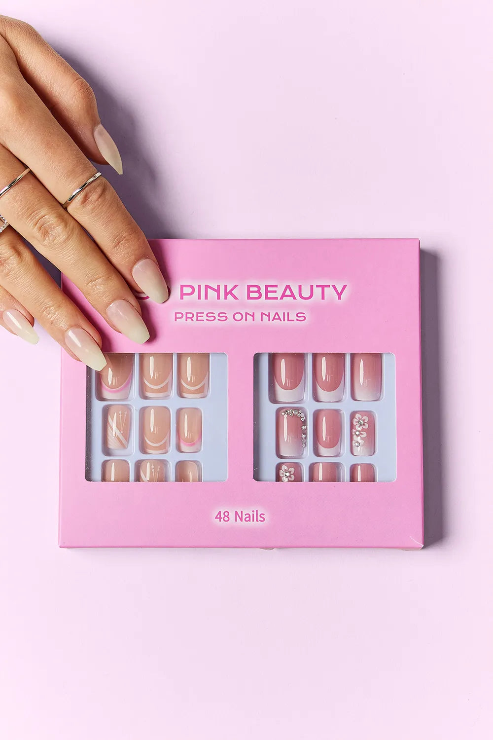 SO PINK BEAUTY Press On Nails 2 Packs - Velora Luxury Fashion