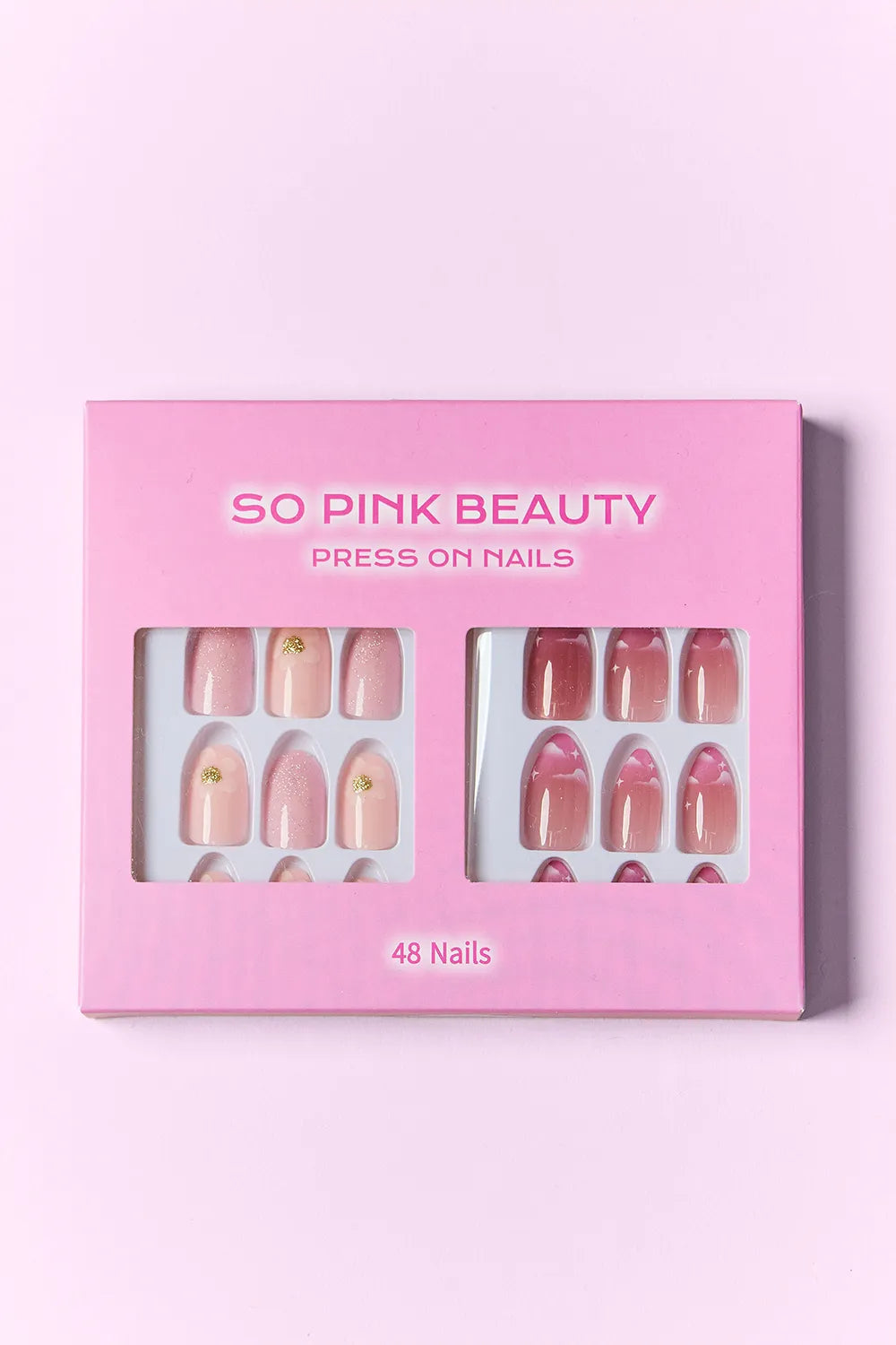 SO PINK BEAUTY Press On Nails 2 Packs - Velora Luxury Fashion