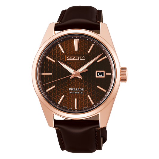SEIKO Presage Sharp Edged Series Brown | SPB170