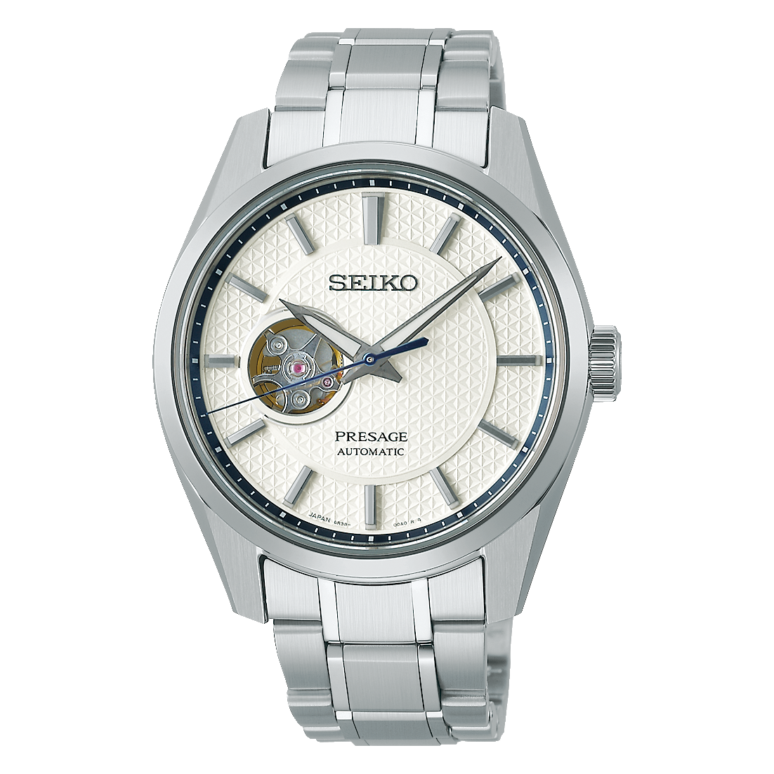Seiko Presage Sharp Edged Series Open Heart White | SPB309