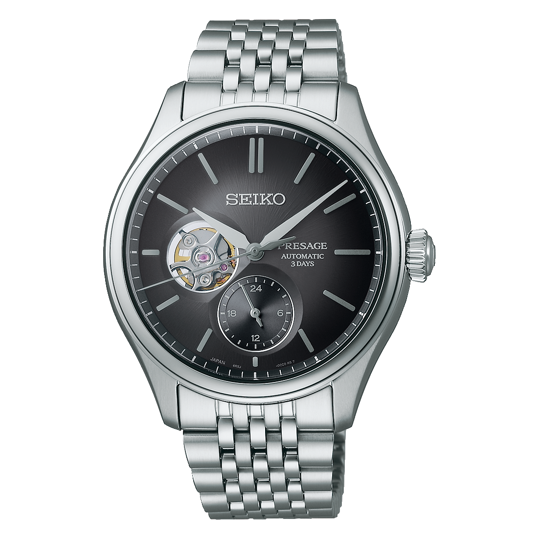 SEIKO Presage Classic Semi-Skeleton Sumiiro Silver | SPB471