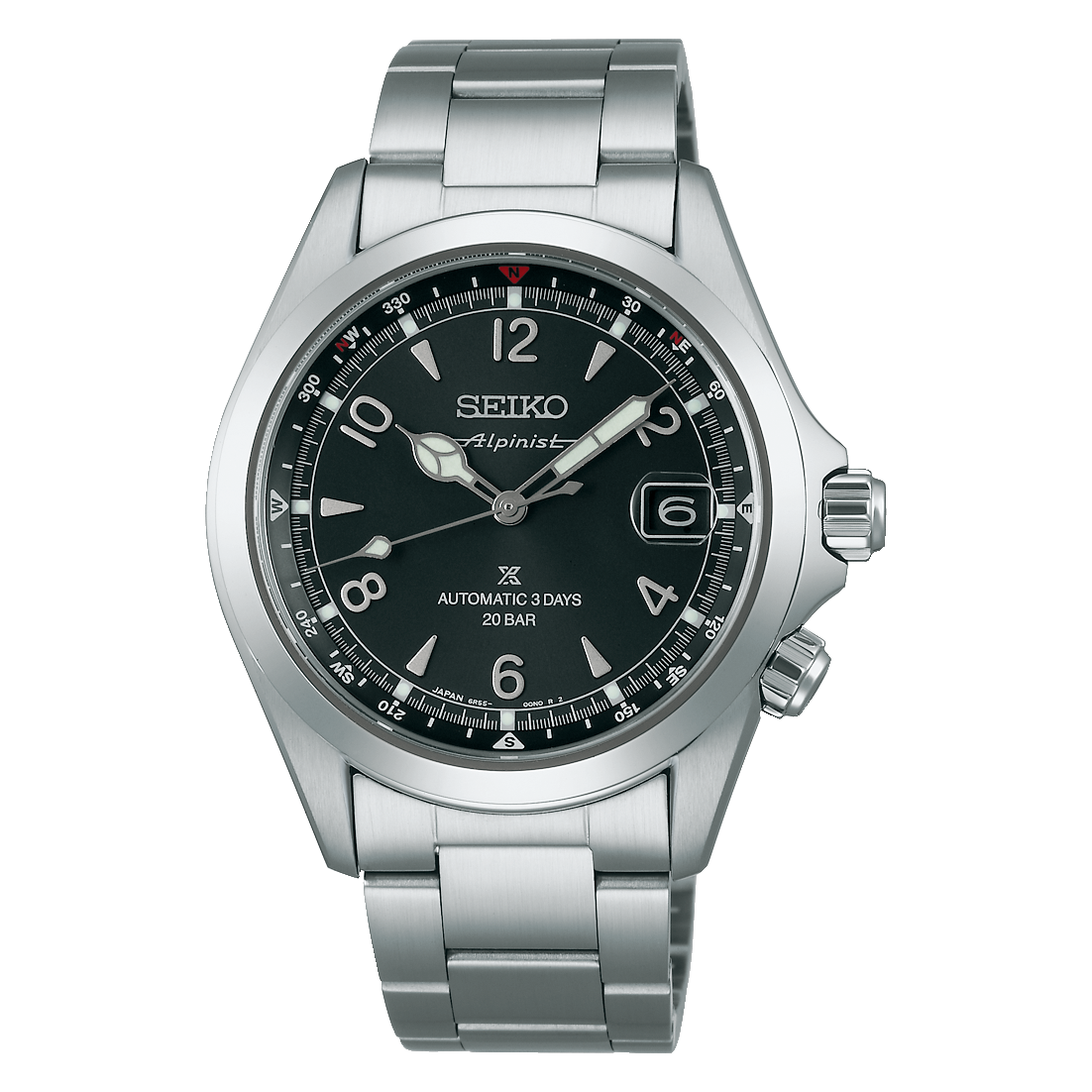 SEIKO Prospex Alpinist 62MAS Mechanical Black Dial | SPB505