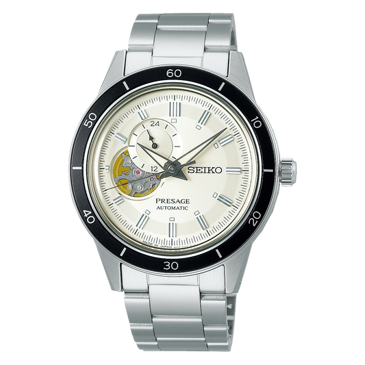 SEIKO Presage Style60s Open Heart Cream | SSA423