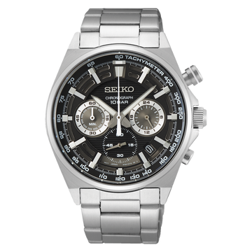 SEIKO Essentials Chronograph Black 41mm | SSB397