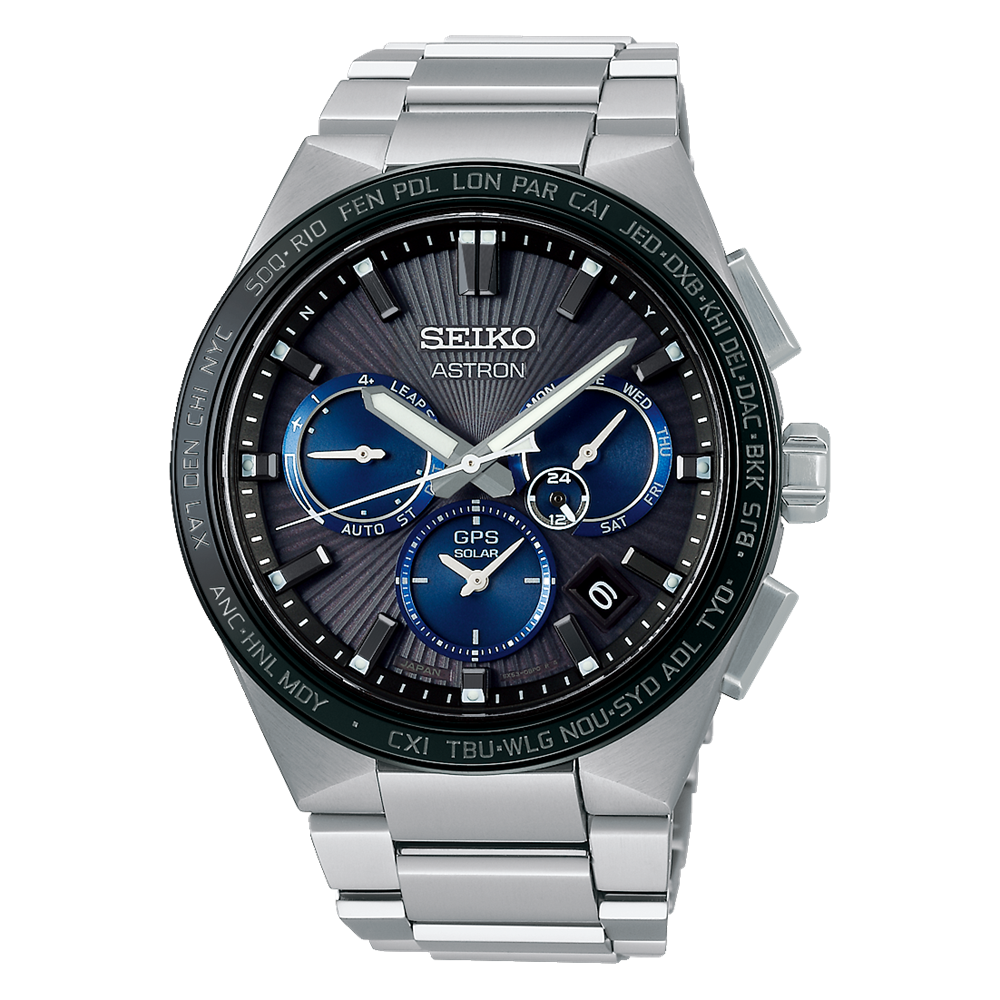 SEIKO Astron Titanium Chronograph Black Dial 43mm | SSH119