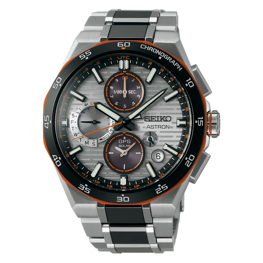 SEIKO Astron GPS Solar 2025 Black & Neon Orange Limited Edition | SSH183