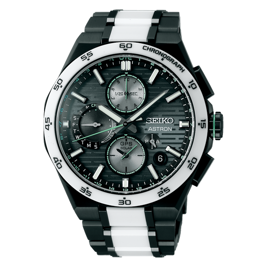 SEIKO Astron GPS Solar 2025 Black & White Ceramic Limited Edition | SSH185
