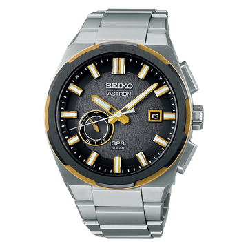 SEIKO Astron GPS Solar Black & Gold | SSJ026