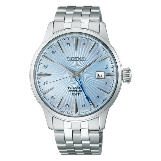 SEIKO Presage Cocktail Time GMT Blue Dial | SSK037