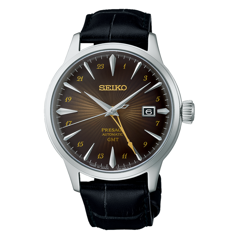SEIKO Presage Cocktail Time GMT Brown Dial | SSK039