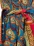 STAFF HOLD PRC7675 Avatar Pure Silk Maxi Dress with Belt - Velora Luxury Fashion