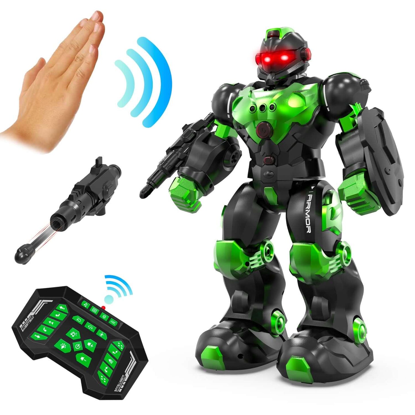 STEMTRON Programmable RC Robot Toy with Gesture Sensing and Interactive Play - Velora Luxury Fashion